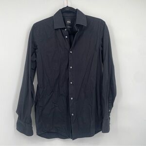 Boss Men's Dark Button-Down Shirt